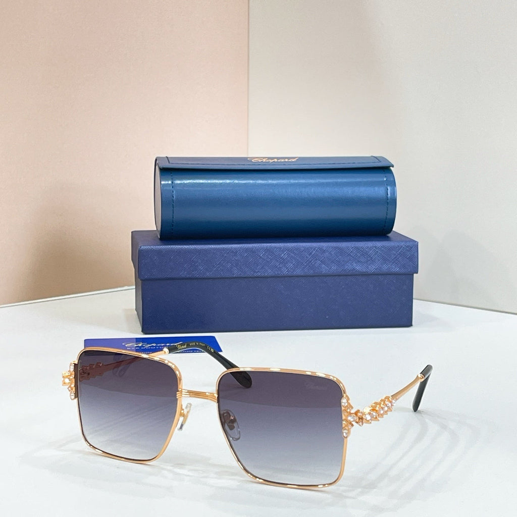 CHOPARD ICE CUBE RESIN SUNGLASSES