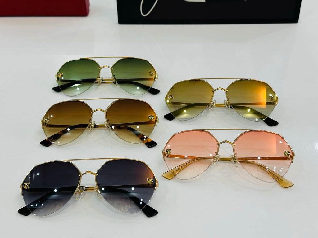 SIGNATURE C DE AVIATOR FRAME SUNGLASSES CT0355S IN METAL