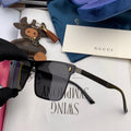 RECTANGULAR FRAME SUNGLASSES G7809 IN METAL