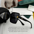 EMBOSSED LOGO GEOMETRIC FRAME SUNGLASSES G4250 IN ACETATE