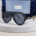 AVIATOR FRAME SUNGLASSES 575853 IN BLACK ACETATE